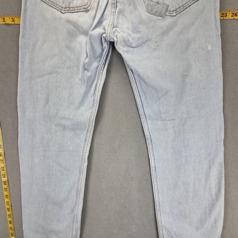 VTG Levis 501 Jeans Mens Blue Light Wash Made In USA Patchwork‎ Fits 29x31 - Picture 16 of 16